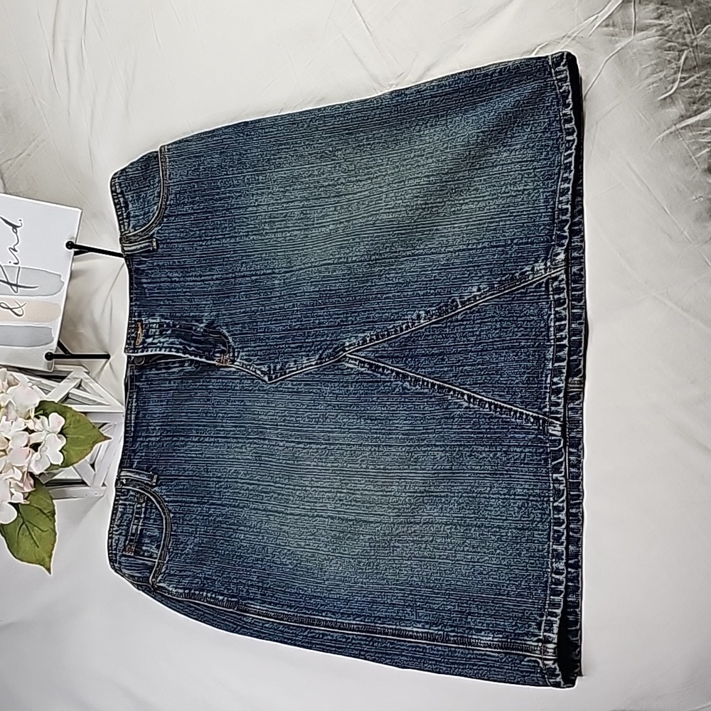 Denim Mini Skirt Elegant Wear Office Wear Career Minimalist